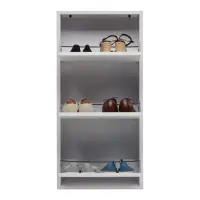 Шкаф для обуви Fly 50 см с 3 дверцами белый