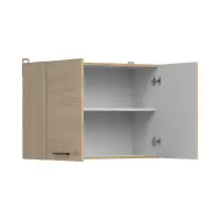 Armario de cocina superior Junona Line 80 cm con 2 puertas roble bernstein