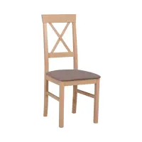 Silla tapizada Alla 3 marrón