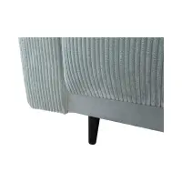 Sofá de tres plazas Larisa 2 convertible con arcón de chenilla menta