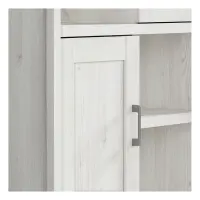 Estantería Luca Juzi 106 cm con 2 puertas y 4 estantes alerce sibiu claro