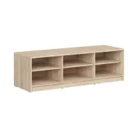 Mueble RTV  Nepo Plus 138 cm con estantes roble sonoma