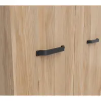 Armario de dos puertas Lara 90 cm con cajones fresno belarus