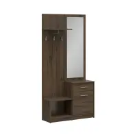 Conjunto de recibidor Nepo Plus 90 cm roble noble