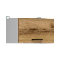 Armario de cocina superior Junona Line 50 cm sobre la campana roble delano claro