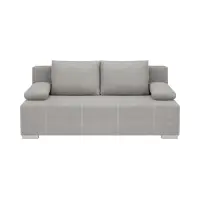 Sofá de tres plazas Street IV LUX 3DL convertible con contenedor gris
