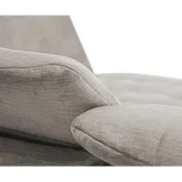 Sofá rinconera derecha Aragon convertible con reposacabezas y asiento regulables beige