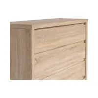 Cómoda Kaspian con 4 cajones roble sonoma