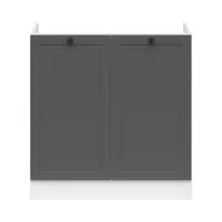 Mueble de cocina para fregadero Junona Line 80 cm grafito