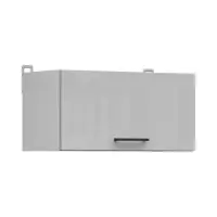 Armario de cocina superior Junona Line 60 cm abatible gris claro brillo