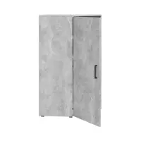 Estantería de esquina MultiDo 71,5x71,5 cm con puertas atelier claro