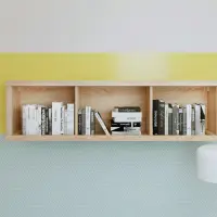 Armario colgante Kaspian 143 cm abierto roble sonoma