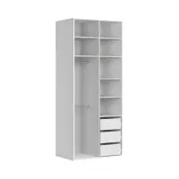 Шафа дводверна Flex 100 см біла