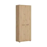 Estantería Space Office 80 cm con 2 puertas roble artisan