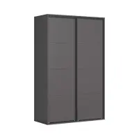 Armario de puertas correderas Flex 150 cm grafito