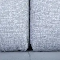 Sofá de tres plazas Sentila con cama y arcón gris