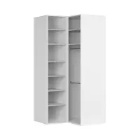 Armario modular de esquina Flex 120x118 cm blanco