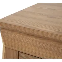 Cómoda Bergen 72 cm con 4 cajones alerce sibiu dorado