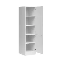 Mueble bajo de cocina Junona Line 50 cm alto derecho gris claro brillo