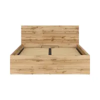 Łóżko Tetrix 160x200 ze stelażem i pojemnikiem dąb wotan