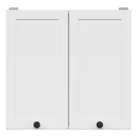 Armario de cocina superior Junona Line 60 cm de dos puertas blanco