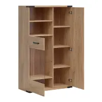 Vitrina Lara 90 cm con 2 puertas fresno belarus