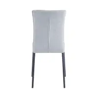 Silla tapizada Edla gris