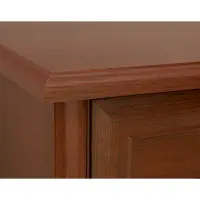 Cómoda Kent 62 cm con 5 cajones castaño