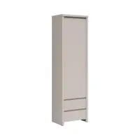 Estantería Kaspian 56 cm con puertas y 2 cajones cachemira