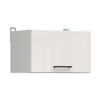Armario de cocina superior Junona Line 50 cm sobre campana extractora brillo tiza