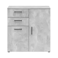 Cómoda MultiDo 80 cm con 2 puertas y 2 cajones atelier claro