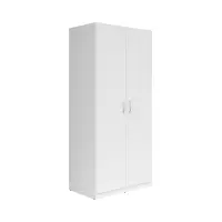 Armario de dos puertas Casao 91 cm blanco