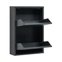 Zapatero Fly 50 cm con 2 puertas antracita