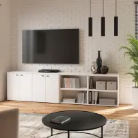 Armario System 64 con 2 puertas blanco