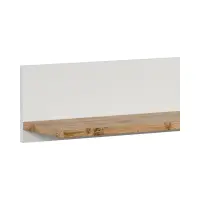 Wall shelf Holten 106 cm white/wotan oak