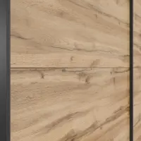 Armario de puertas correderas Tetrix 183 cm roble wotan