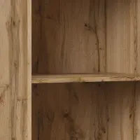 Estantería Zele 56 cm con 4 estantes roble wotan