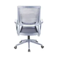 Sillón giratorio Ozi gris