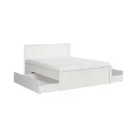Cama Kaspian T 160x200 blanca