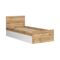 Cama Nuis 90x200 roble wotan