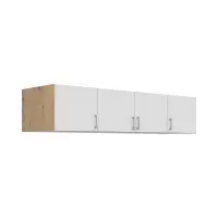 Altillo para armario Brando 181 cm con 4 puertas roble artisan/blanco
