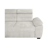 Sofá rinconera izquierda Aguda convertible con arcón beige