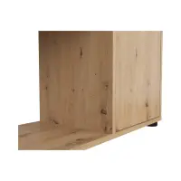 Estantería Space Office 120 cm con puertas y 5 estantes roble artisan