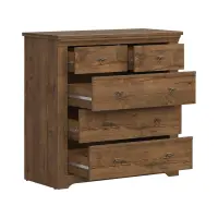 Patras 93 cm con 5 cajones roble april