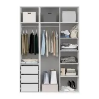 Armario modular Flex 150 cm con puertas blanco