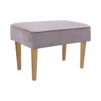 Puf Milo de terciopelo morado