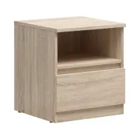 Mesita de noche Tetrix 45 cm con cajón roble sonoma