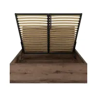 Cama Balin 140x200 con somier y arcón roble monastery