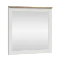 Lustro ścienne Loksa 90,5x96 cm białe