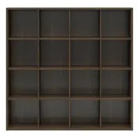 Estantería Nepo Plus 151 cm con 16 estantes roble noble